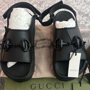 Gucci Horsebit Platform Sandal size 8 (38)
